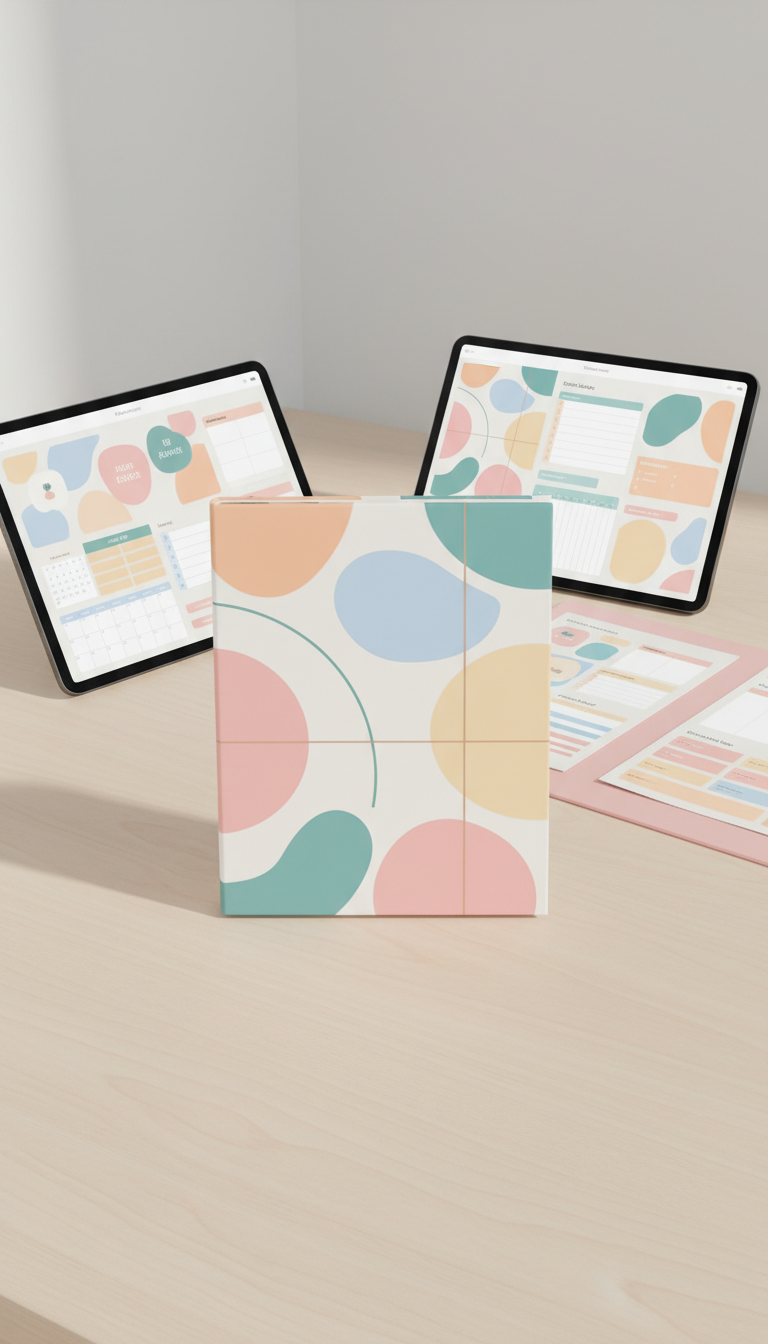 Digital Confidence Planner with Progress Trackers