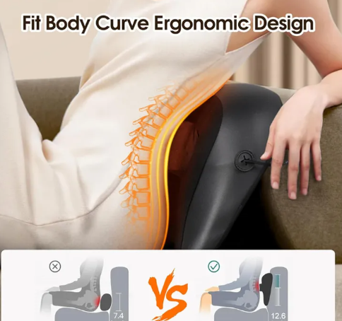 Neck & Shoulder Massage Pillow – Deep Relief at Home