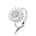 Sunflower Spinning Ring – Calm Your Mind, Wear Your Peace